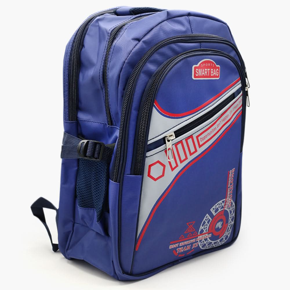 School Bag - Steel Blue, School Bags, Chase Value, Chase Value