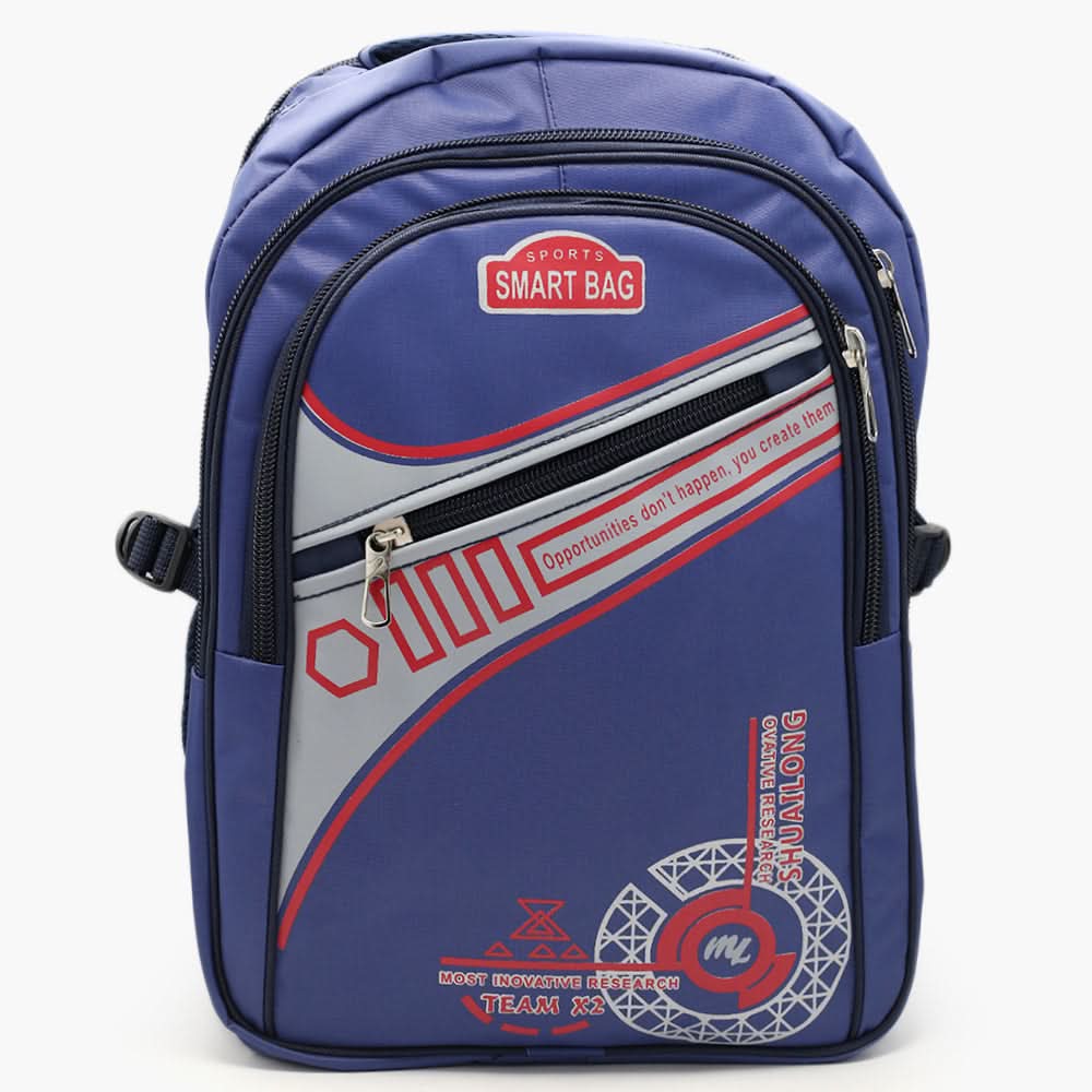 School Bag - Steel Blue, School Bags, Chase Value, Chase Value