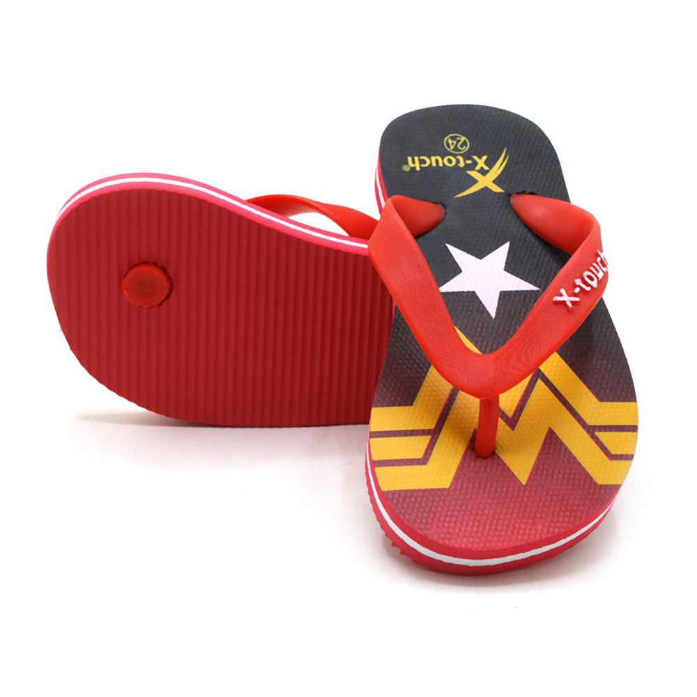 Boys Flip Flop - Red, Boys Slippers, Chase Value, Chase Value