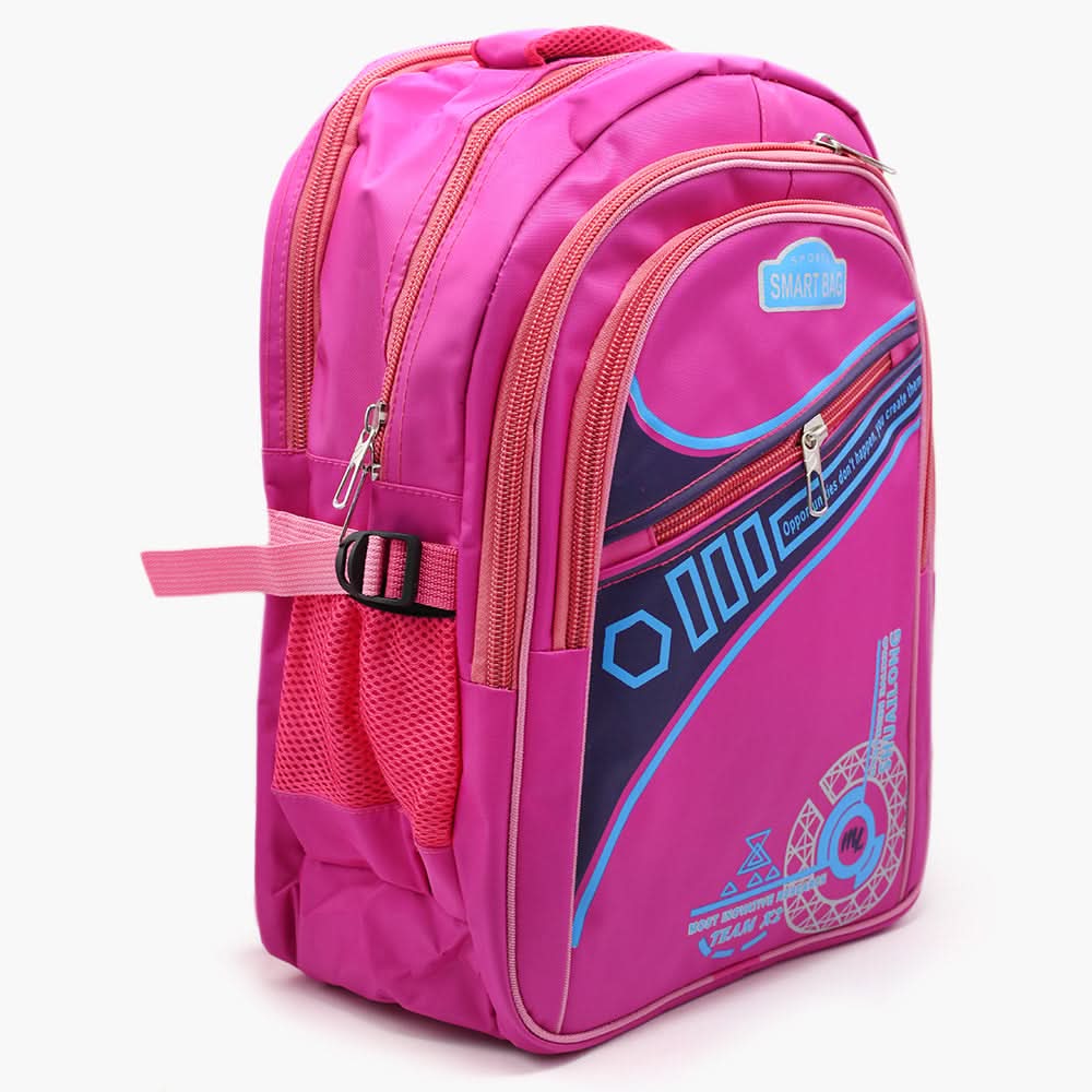School Bag - Pink, School Bags, Chase Value, Chase Value