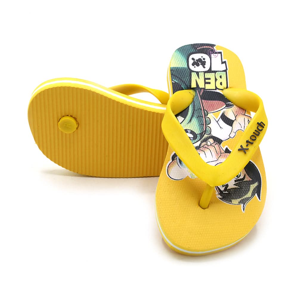 Boys Flip Flop - Yellow, Boys Slippers, Chase Value, Chase Value