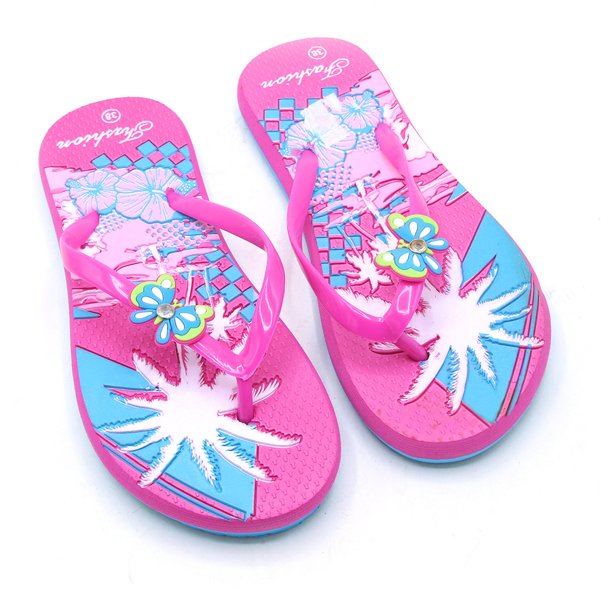 Women's Flip Flop Slipper - Pink, Women Slippers, Chase Value, Chase Value