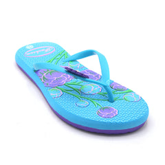 Women's Flip Flop Slipper - Cyan