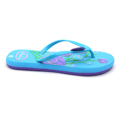 Women's Flip Flop Slipper - Cyan