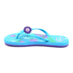 Women's Flip Flop Slipper - Cyan