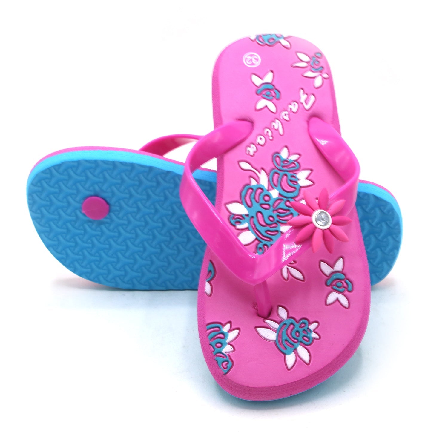 Girls Flip Flop Slipper - Pink, Girls Slippers, Chase Value, Chase Value