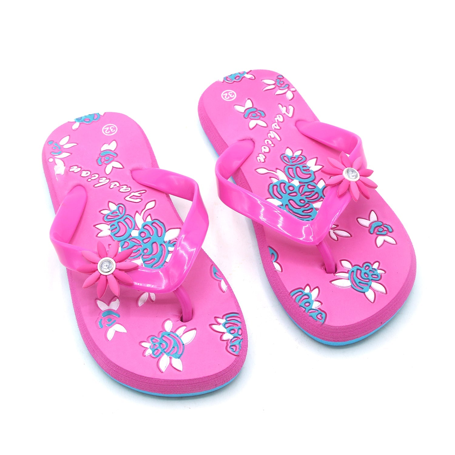 Girls Flip Flop Slipper - Pink, Girls Slippers, Chase Value, Chase Value