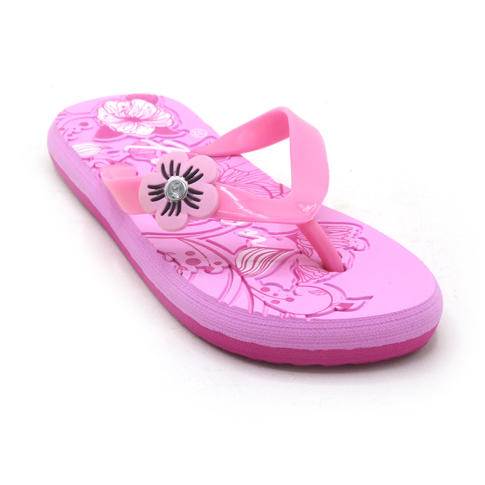 Girls Flip Flop Slipper - Pink, Girls Slippers, Chase Value, Chase Value