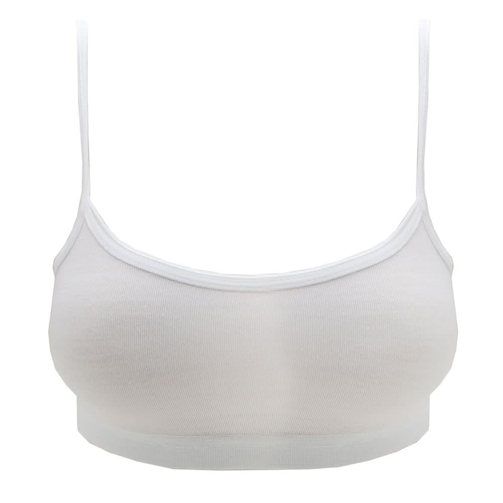 Girls Thin Strap Biddies - White, Girls Shameez Camisole & Biddies, Chase Value, Chase Value