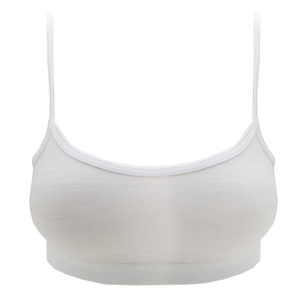 Girls Thin Strap Biddies - White