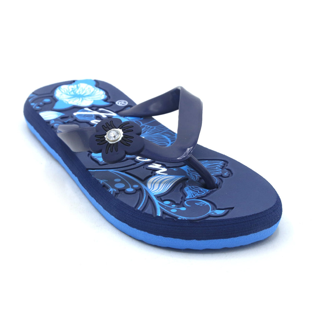 Girls Flip Flop Slipper - Navy Blue, Girls Slippers, Chase Value, Chase Value