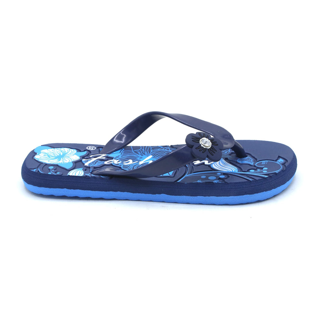 Girls Flip Flop Slipper - Navy Blue, Girls Slippers, Chase Value, Chase Value