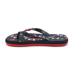 Girls Flip Flop Slipper - Black