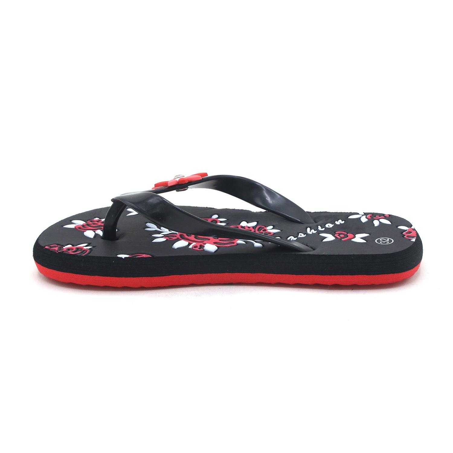 Girls Flip Flop Slipper - Black, Girls Slippers, Chase Value, Chase Value