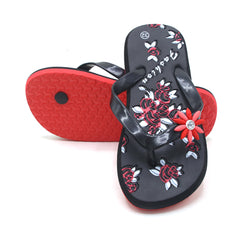 Girls Flip Flop Slipper - Black