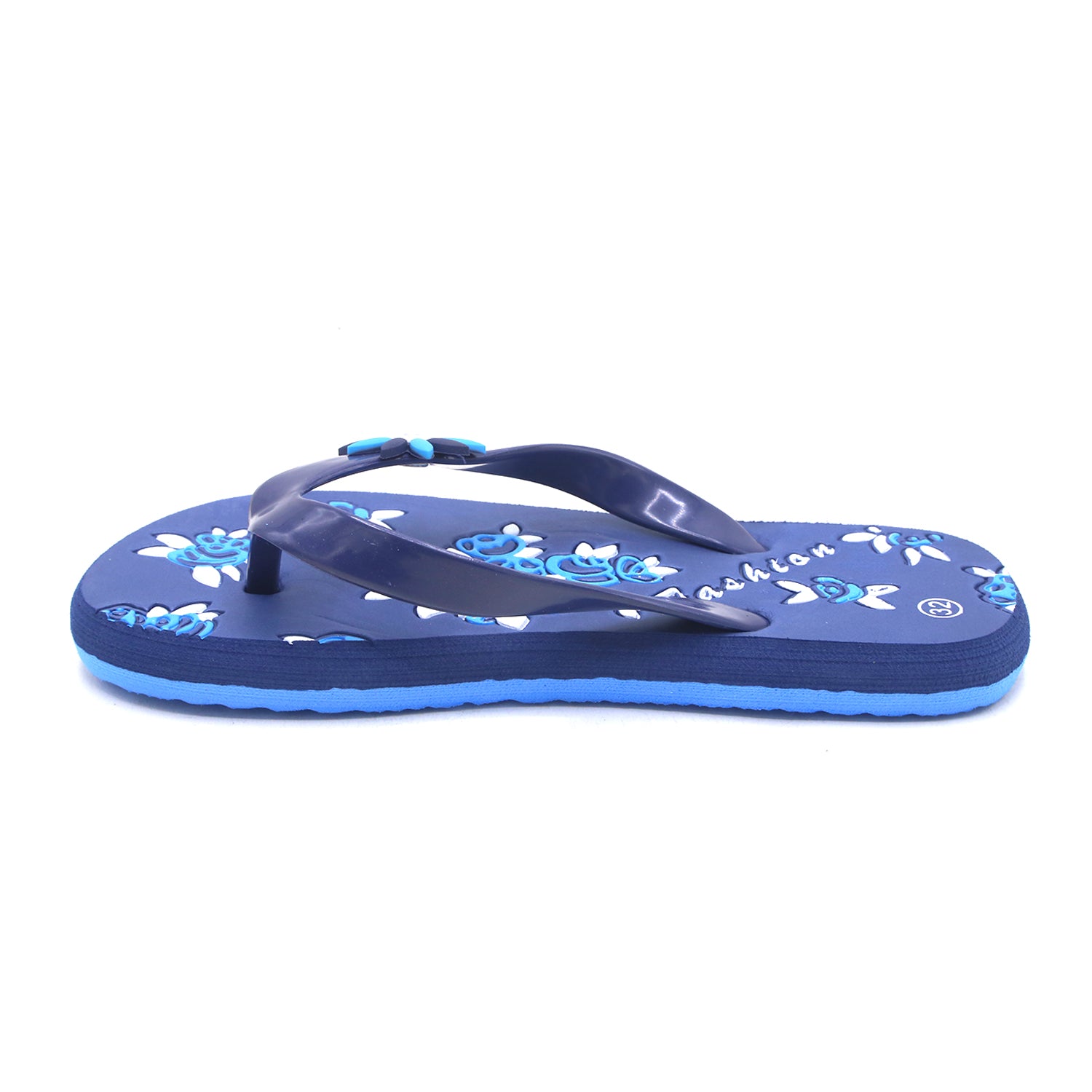 Girls Flip Flop Slipper - Navy Blue, Girls Slippers, Chase Value, Chase Value