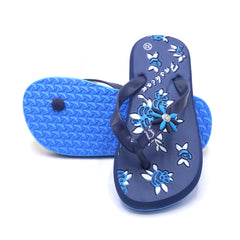 Girls Flip Flop Slipper - Navy Blue