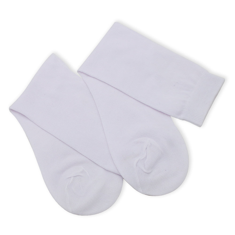Valuables Women's Cotton Socks - White, Women Socks Stocking & Gloves, Chase Value, Chase Value