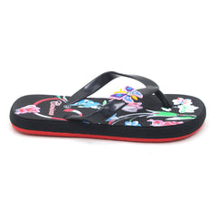 Girls Flip Flop Slipper - Black