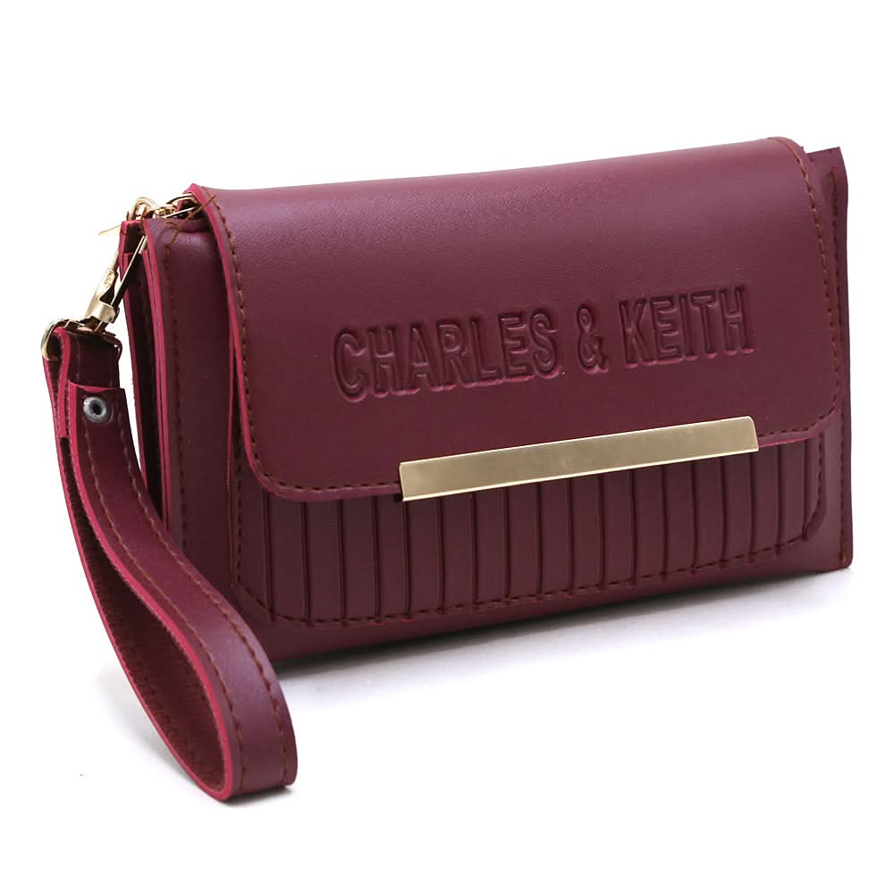 Women's Clutch - Maroon, Women Clutches, Chase Value, Chase Value
