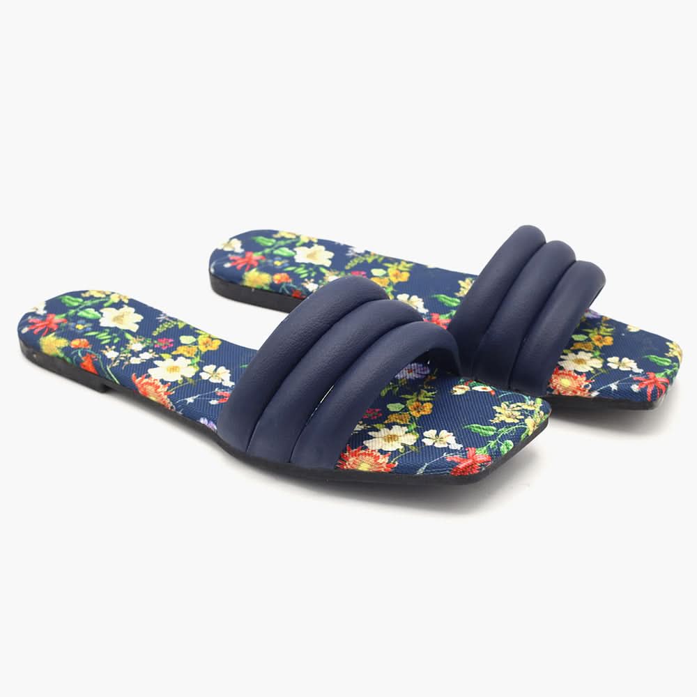 Women's Slipper - Navy Blue, Women Slippers, Chase Value, Chase Value