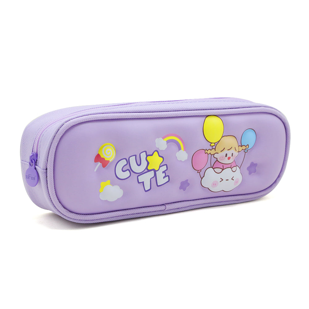 Pencil Pouch - Light Purple, Pencil Boxes & Stationery Sets, Chase Value, Chase Value