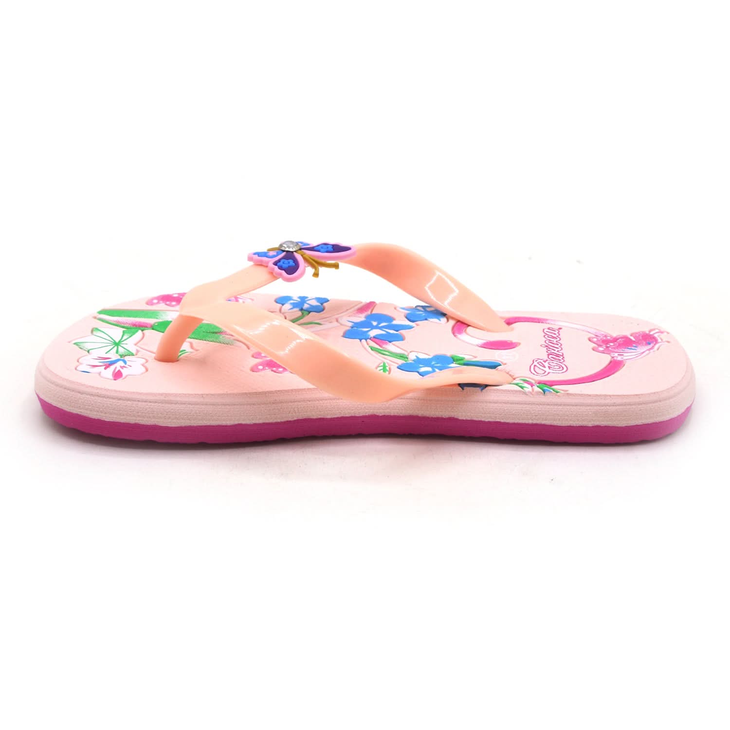 Girls Flip Flop Slipper - Peach, Girls Slippers, Chase Value, Chase Value