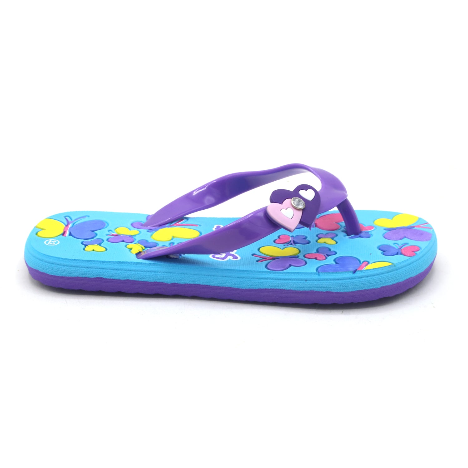 Girls Flip Flop Slipper - Purple, Girls Slippers, Chase Value, Chase Value