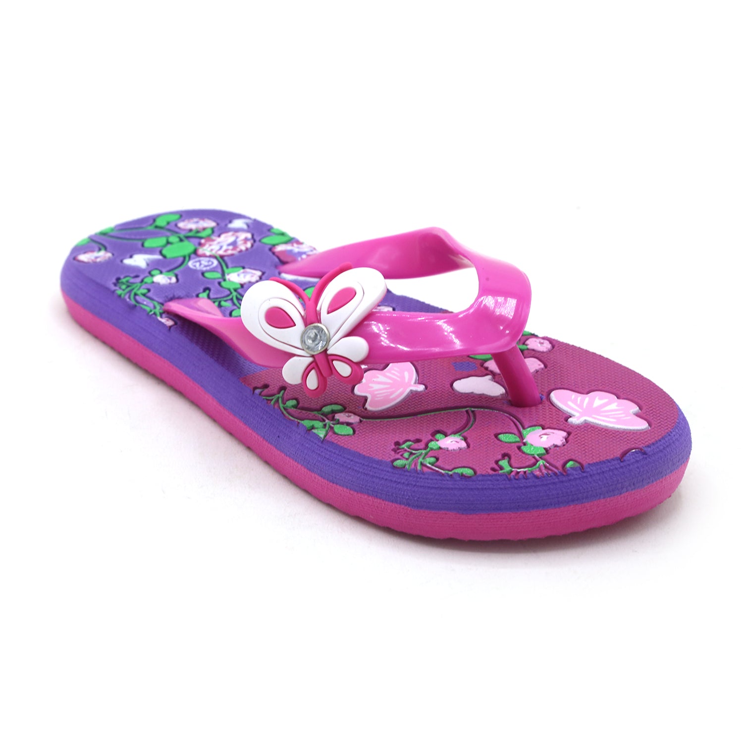 Girls Flip Flop Slipper - Dark Pink, Girls Slippers, Chase Value, Chase Value