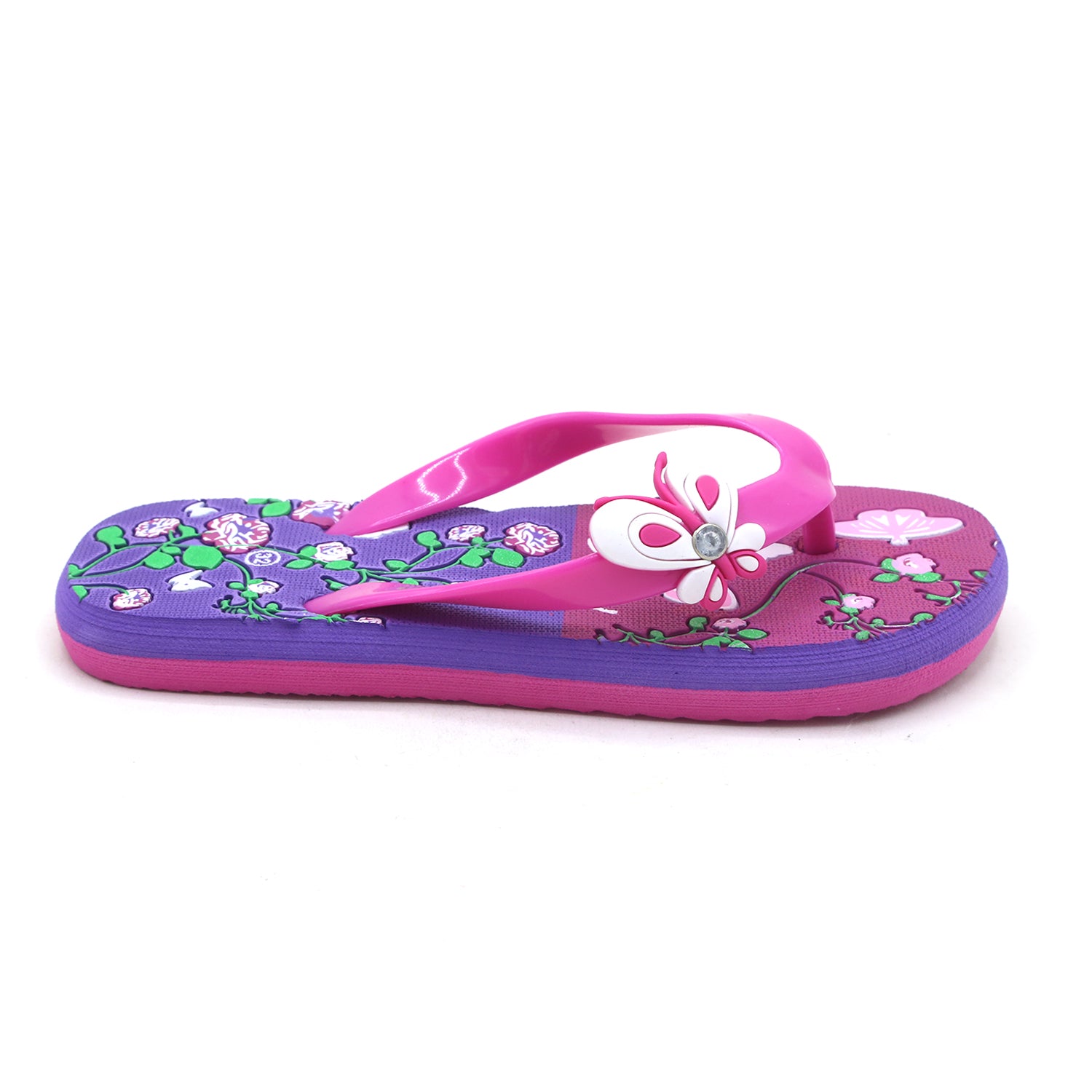 Girls Flip Flop Slipper - Dark Pink, Girls Slippers, Chase Value, Chase Value