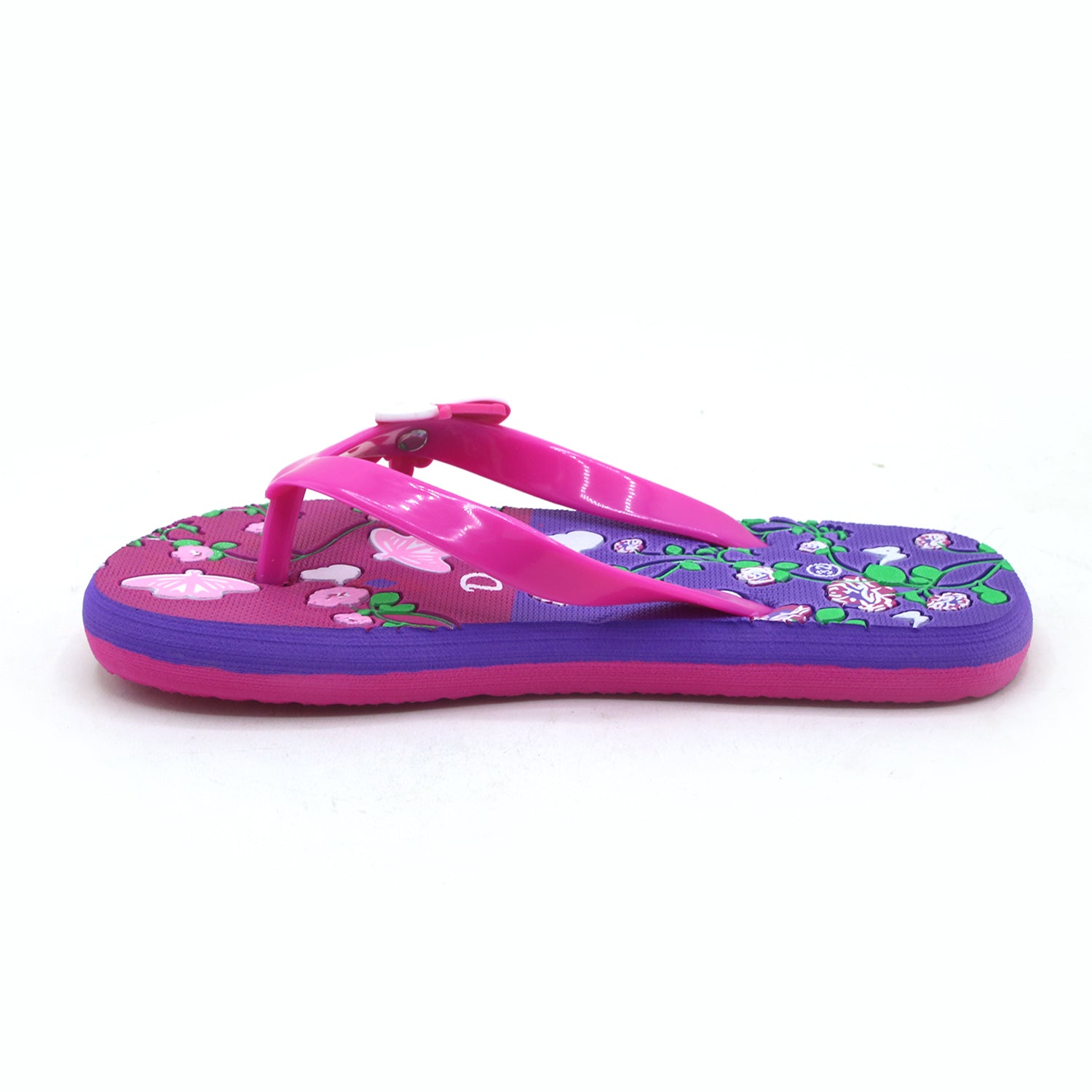 Girls Flip Flop Slipper - Dark Pink, Girls Slippers, Chase Value, Chase Value