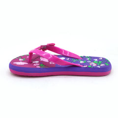 Girls Flip Flop Slipper - Dark Pink