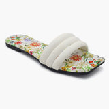 Women's Slipper - White, Women Slippers, Chase Value, Chase Value