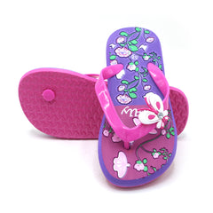 Girls Flip Flop Slipper - Dark Pink