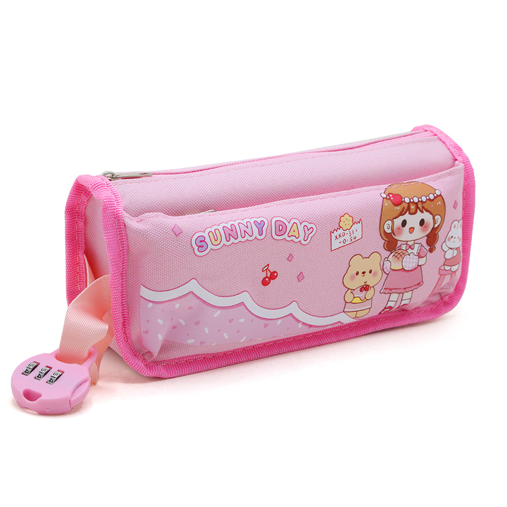 Pencil Pouch - Pink, Pencil Boxes & Stationery Sets, Chase Value, Chase Value