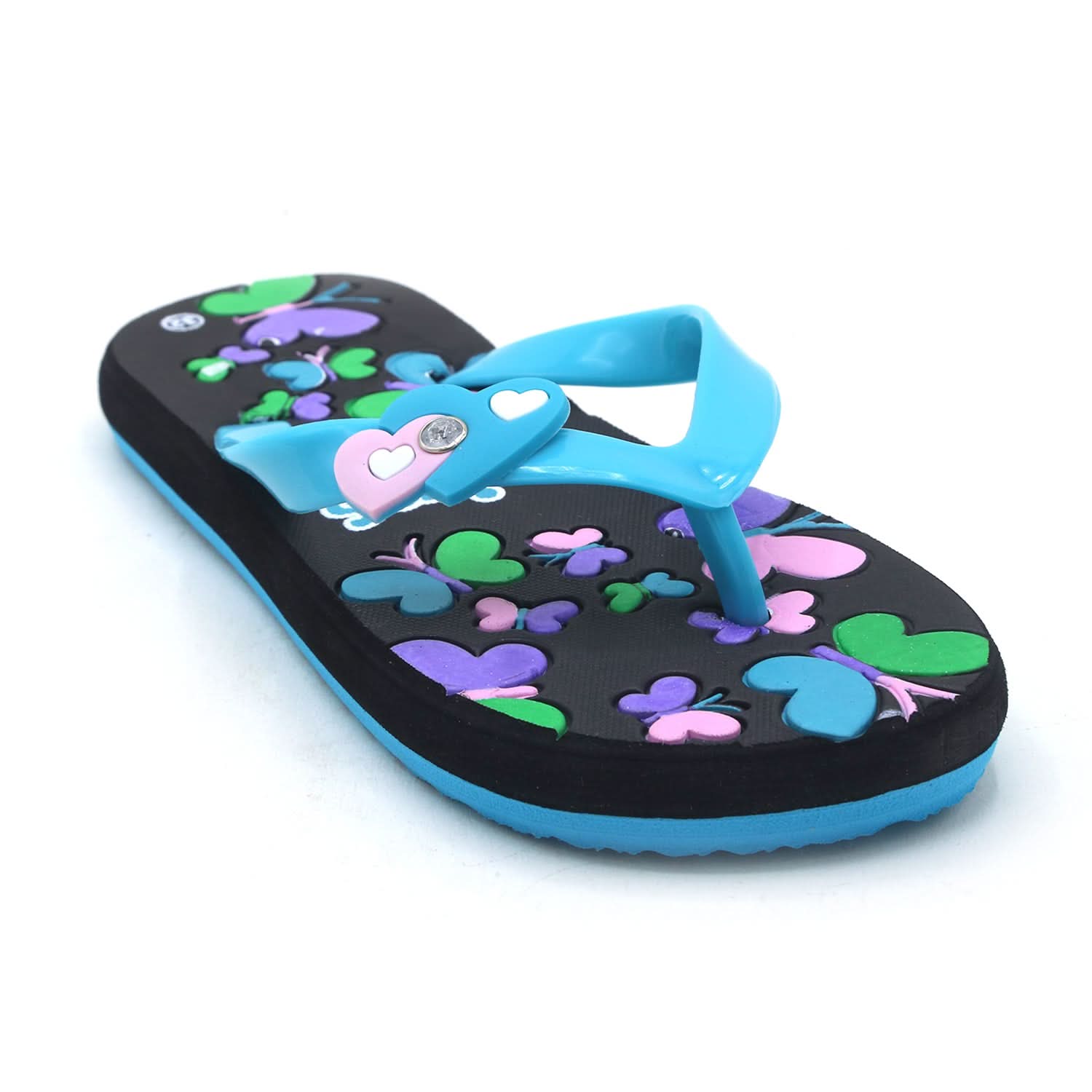 Girls Flip Flop Slipper - Cyan, Girls Slippers, Chase Value, Chase Value