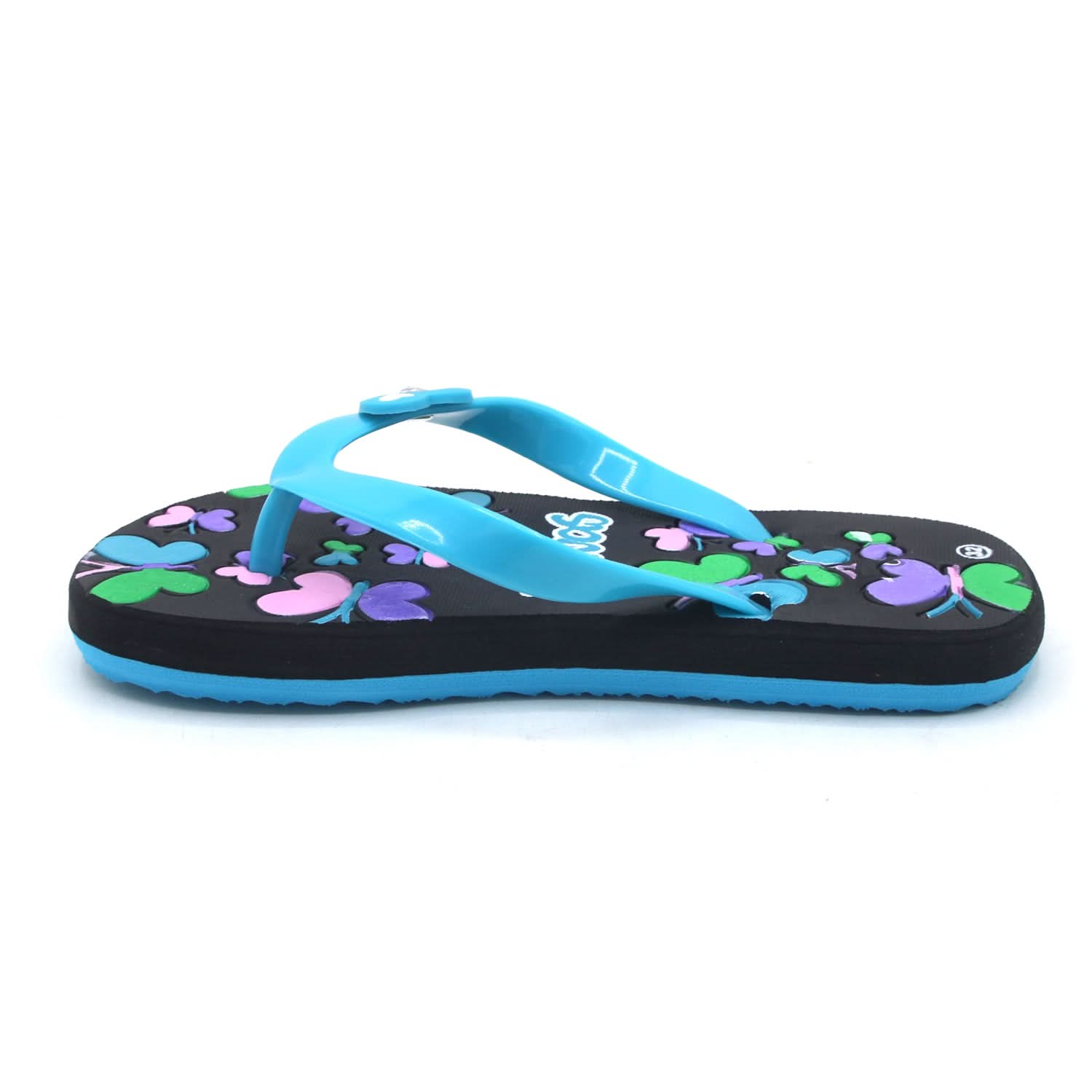 Girls Flip Flop Slipper - Cyan, Girls Slippers, Chase Value, Chase Value