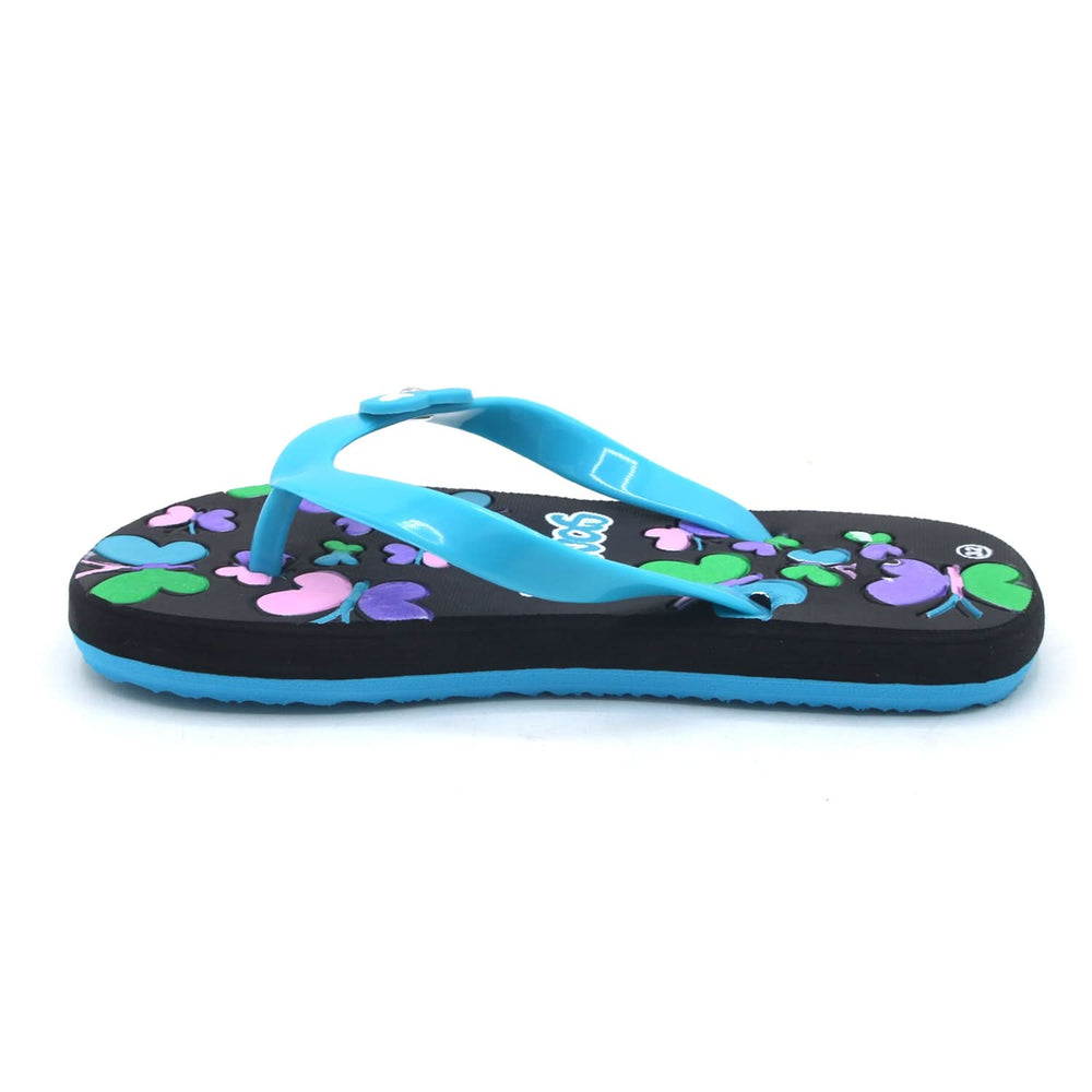 Girls Flip Flop Slipper - Cyan, Girls Slippers, Chase Value, Chase Value