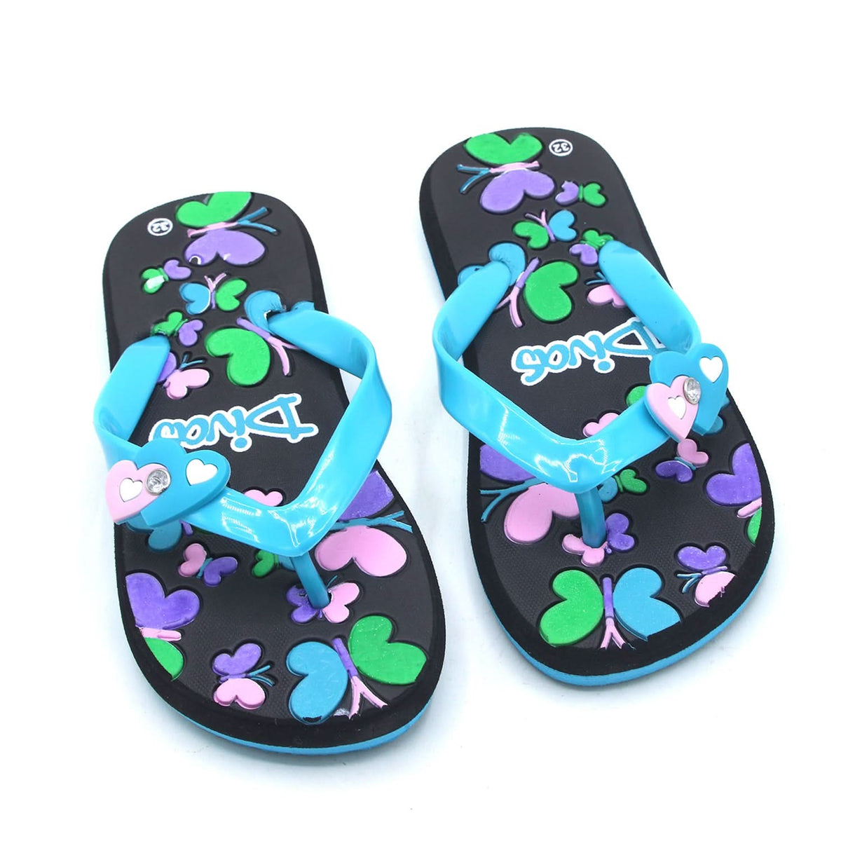 Girls Flip Flop Slipper - Cyan, Girls Slippers, Chase Value, Chase Value