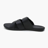 Men's Slipper - Black, Men's Slippers, Chase Value, Chase Value