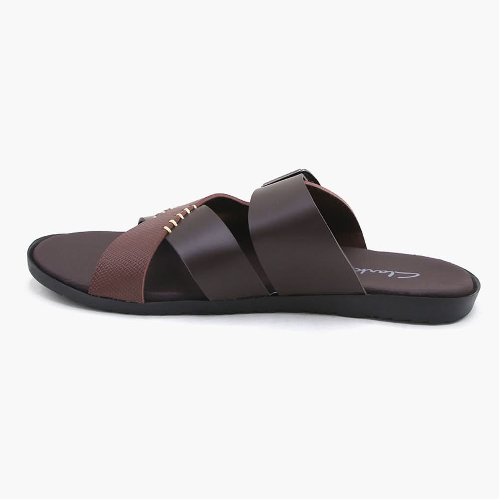 Men's Slipper - Brown, Men's Slippers, Chase Value, Chase Value