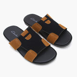 Men's Slipper - Black, Men's Slippers, Chase Value, Chase Value