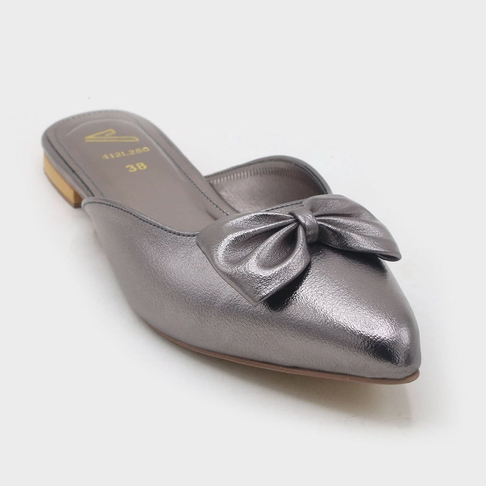 Women's Backless Pump - Grey, Women Backless Pumps, Chase Value, Chase Value