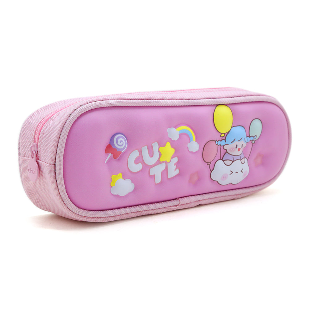 Pencil Pouch - Pink, Pencil Boxes & Stationery Sets, Chase Value, Chase Value