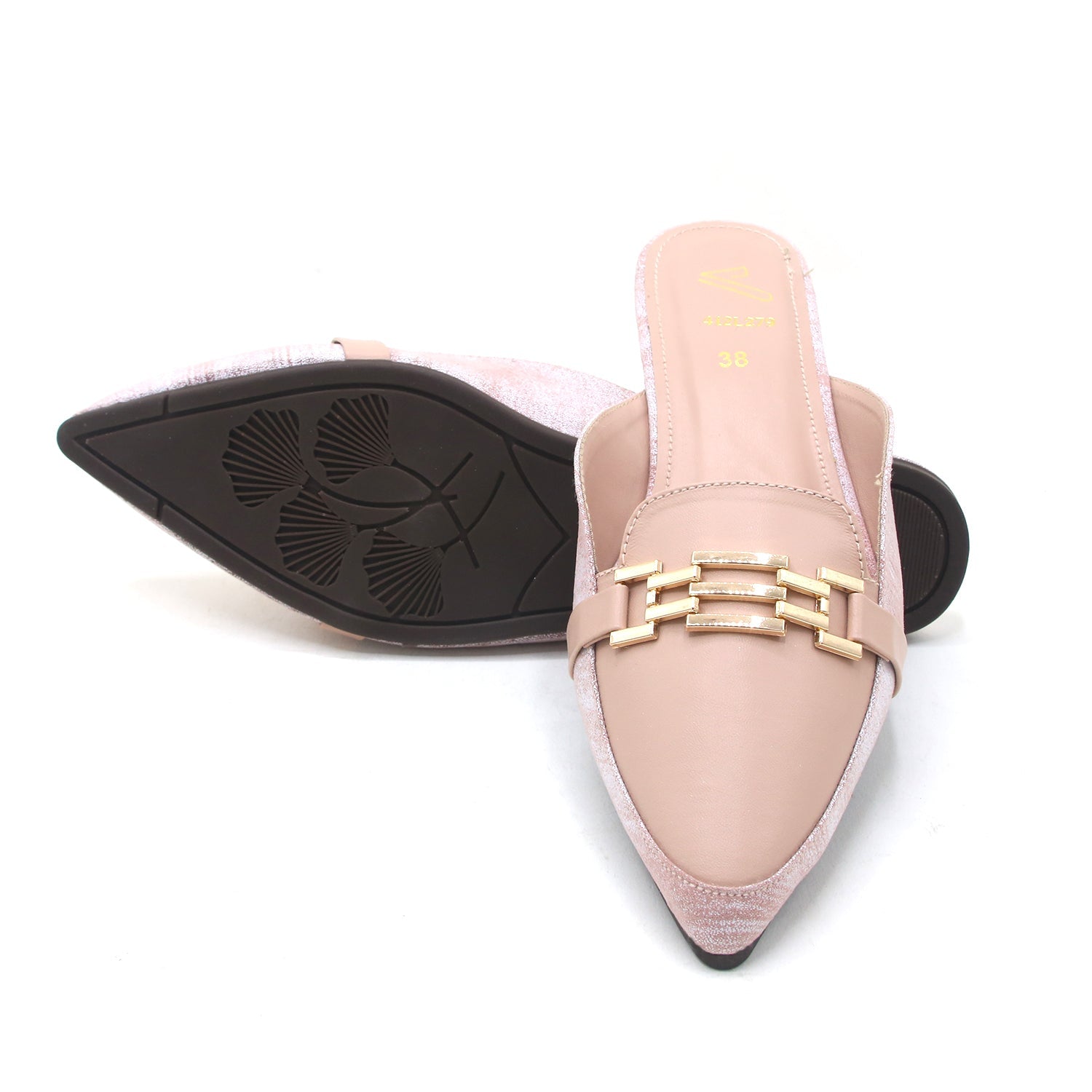 Women's Backless Pump - Pink, Women Backless Pumps, Chase Value, Chase Value