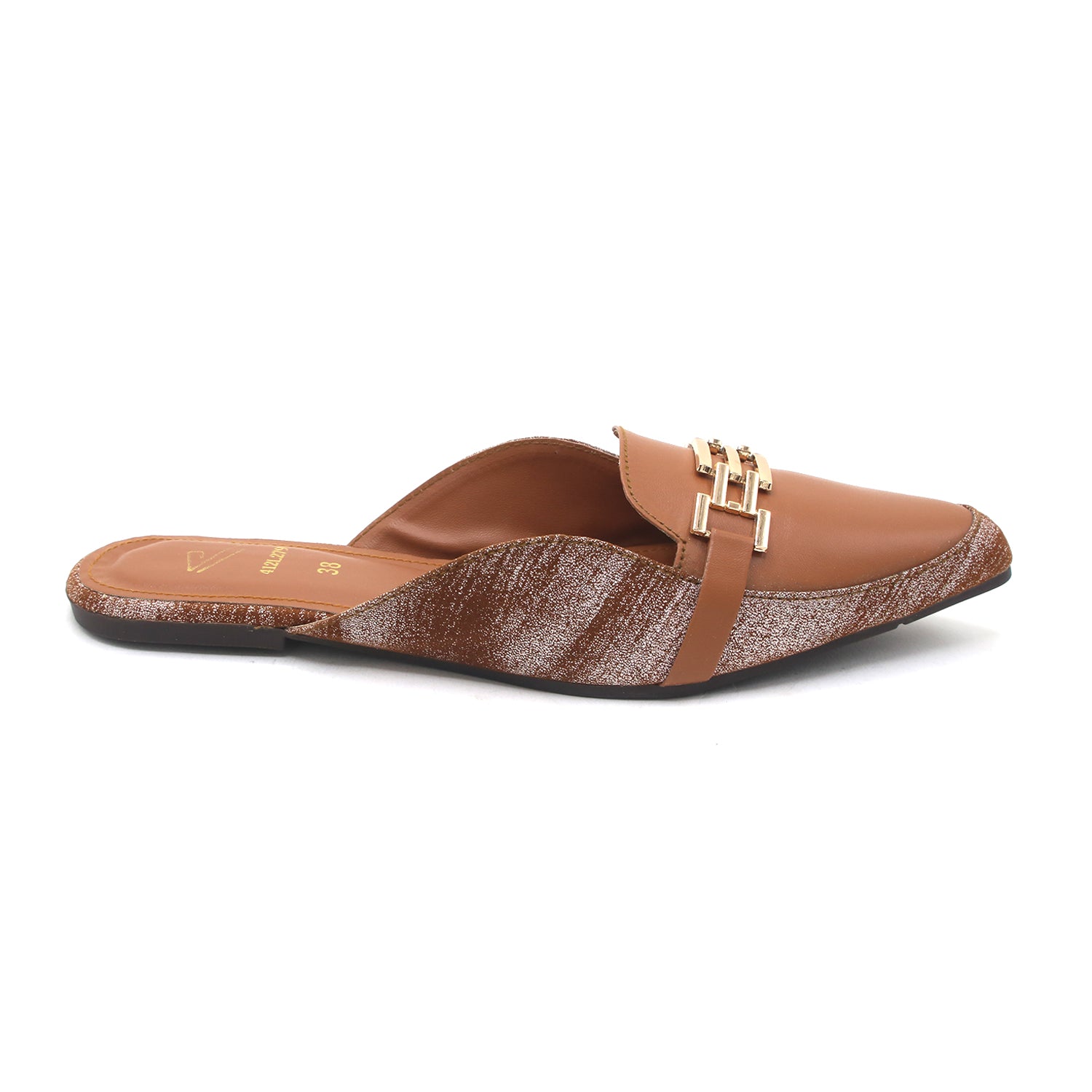 Women's Backless Pump - Mustard, Women Backless Pumps, Chase Value, Chase Value