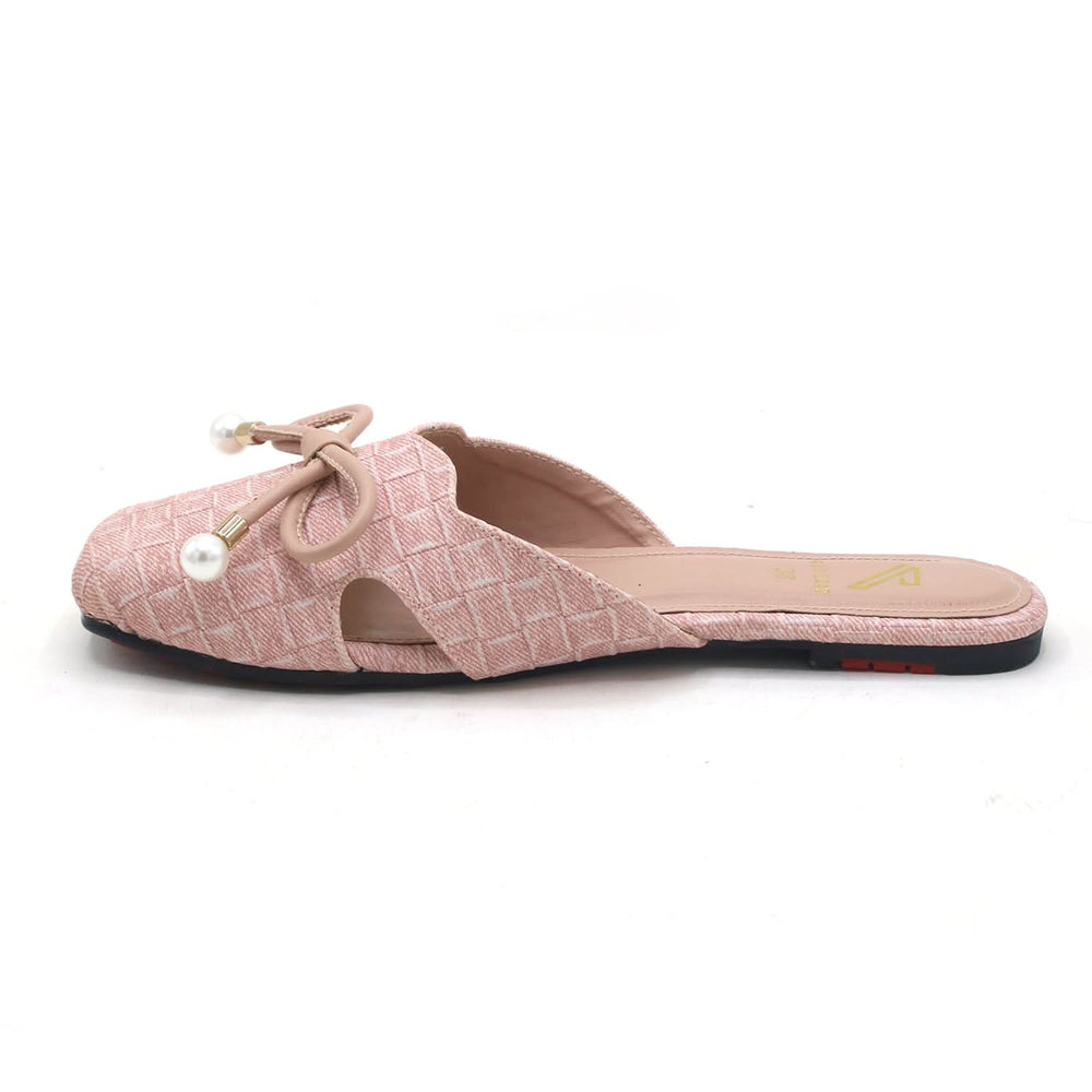 Women's Backless Pump - Pink, Women Backless Pumps, Chase Value, Chase Value