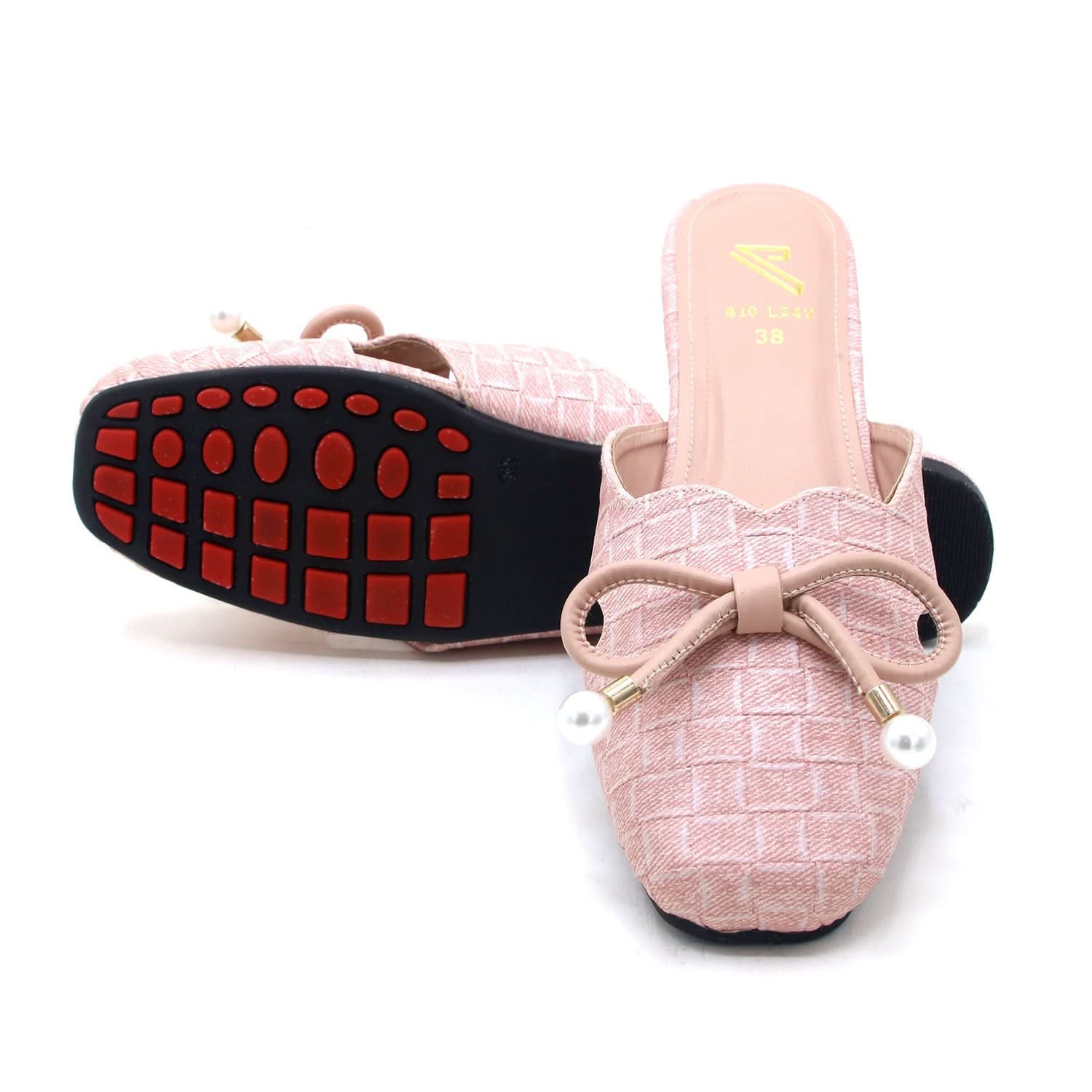 Women's Backless Pump - Pink, Women Backless Pumps, Chase Value, Chase Value