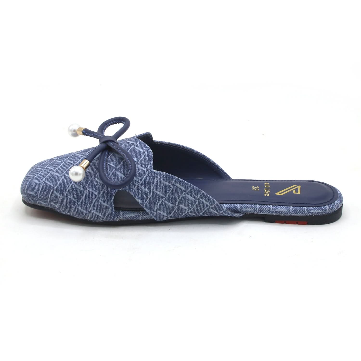 Women's Backless Pump - Navy, Women Backless Pumps, Chase Value, Chase Value