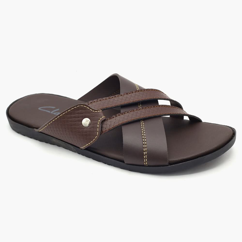 Men's Slipper - Brown, Men's Slippers, Chase Value, Chase Value